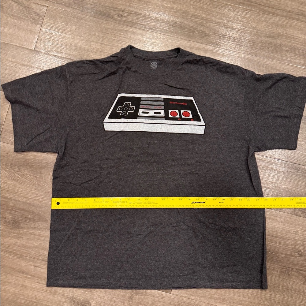 Nintendo Gray T-Shirt with Controller Design